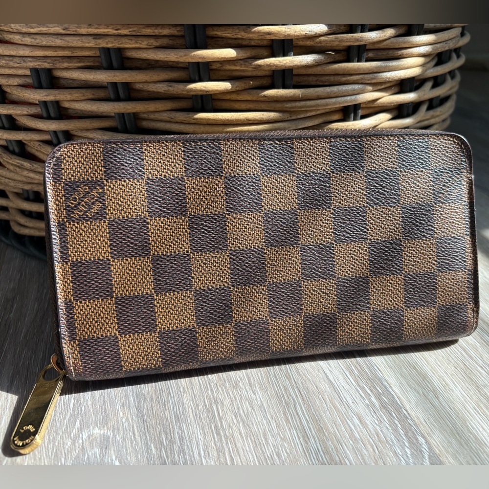 LV Paris Checkered Brown Wallet New Condition - Picture 2 of 4
